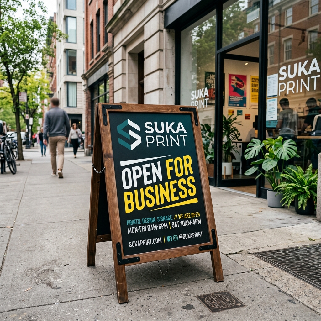 A-Frame Sidewalk Sign